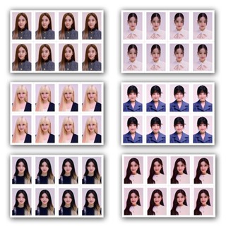 โฟโต้การ์ด Kpop IVE ELEVEN ID PHOTO Identity Card Photocards School HD Collective Cards Certificate Photos โฟโต้การ์ด 1 นิ้ว