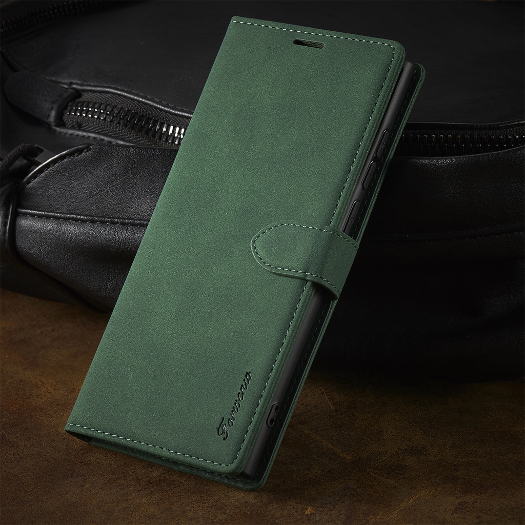 เคส Case for Samsung Galaxy S24 S23 Ultra S21 S20 FE 5G S22 Plus S10 Note 10 Lite 20 9 10+ S10+ S20+ S21+ S22+ S23+ S24+ เคสฝาพับ เคสเปิดปิด โทรศัพท์หนัง TPU นิ่ม ฝาพับ พร้อมช่องใส่บัตร และขาตั้ง Leather Case Flip Cover Wallet ฝาพับหนัง ซองมือถือ F1XL