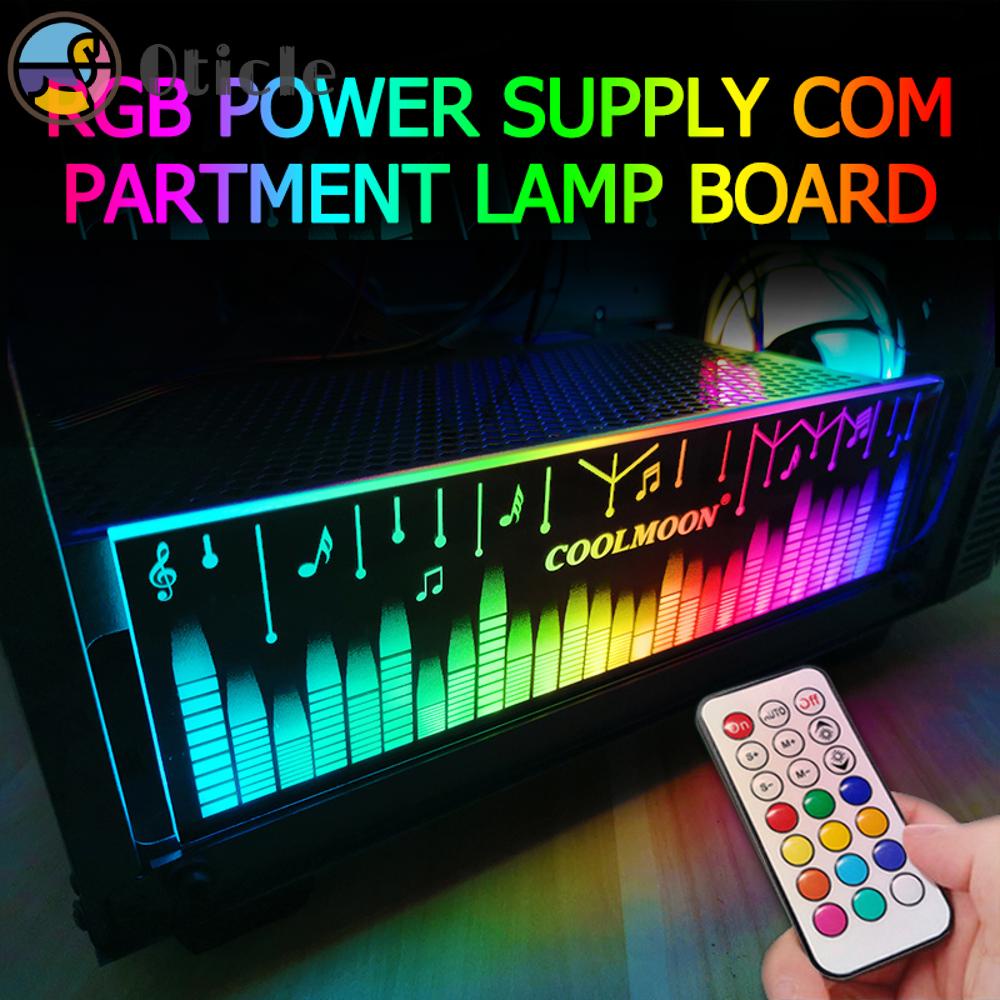 Coolmoon บอร์ดไฟ RGB PC แผงไฟ 4 Pin ขนาดเล็ก [Oticle]