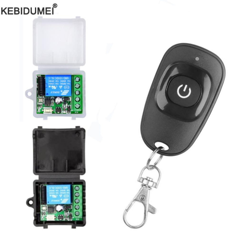 433mhz DC 12V 1CH โมดูลรับสัญญาณรีเลย์ รีโมตคอนโทรลไร้สาย 433Mhz