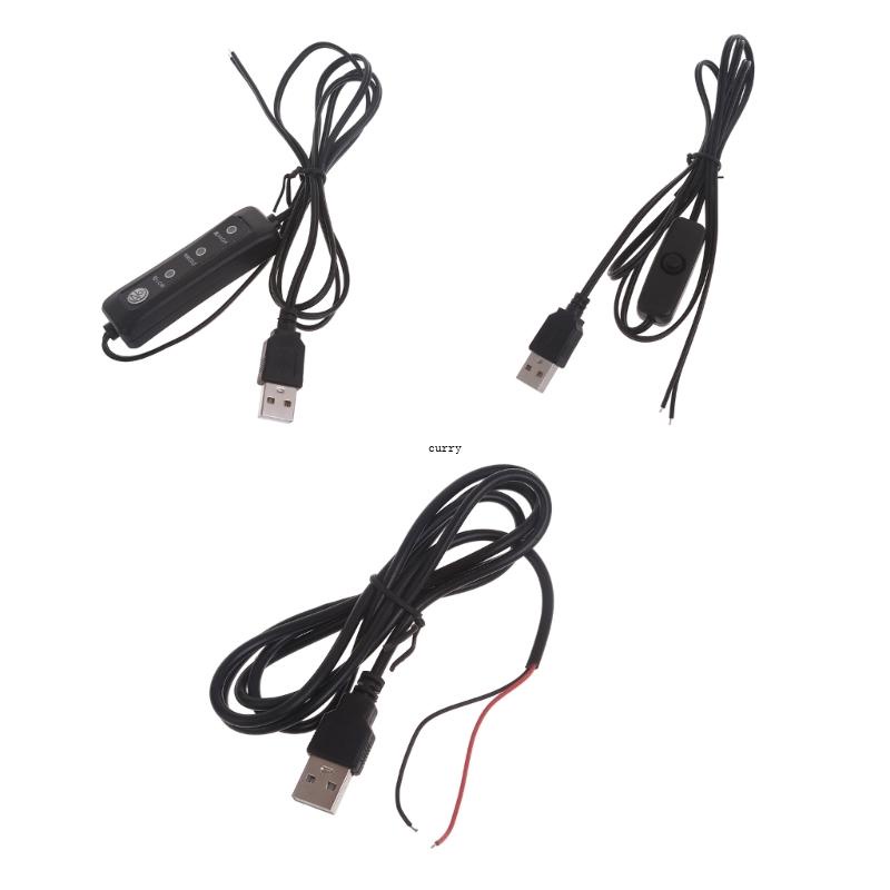 สายเคเบิลต่อขยาย USB 5V พร้อมสวิตช์ สําหรับพัดลมไฟ LED 5V