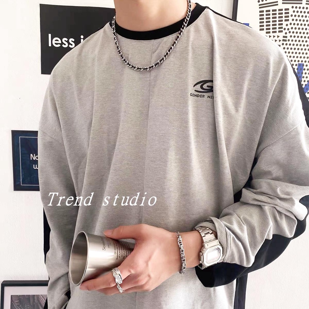 สร้อยคอคิวบา สร้อยคอแฟชั่น สร้อยคอไทเทเนียมเหล็กไม่ซีดจาง มีสองตัวเลือกสีดำและสีทอง สร้อยคอฮิปฮอป สร้อยคอคนดัง