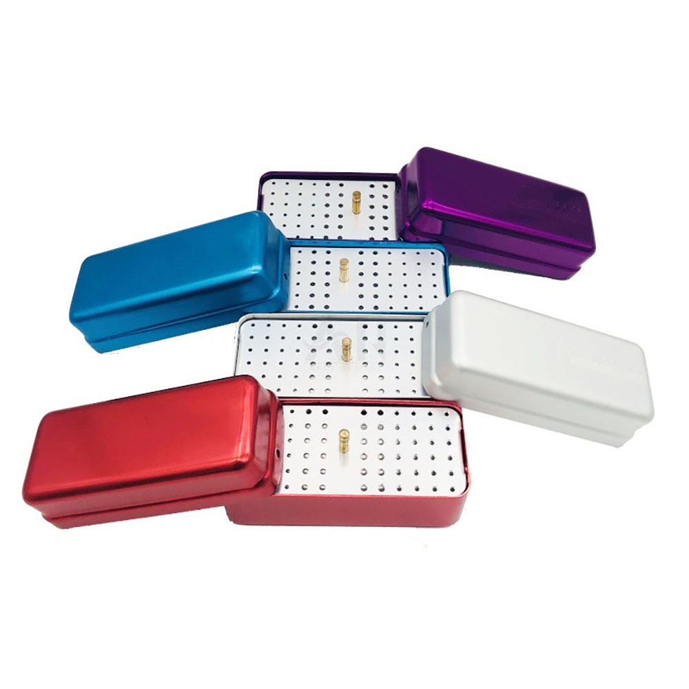 กล่องอลูมิเนียม 72 หลุม สําหรับใส่เครื่องมือทันตกรรม
