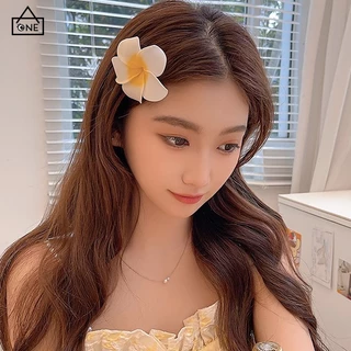COD❤️กิ๊บติดผมลายดอกไม้สไตล์ฮาวายเรียบง่ายหวานละเอียดอ่อนหน้าม้าคลิปด้านข้างความคิดสร้างสรรค์แฟชั่นเครื่องประดับผม-a.one
