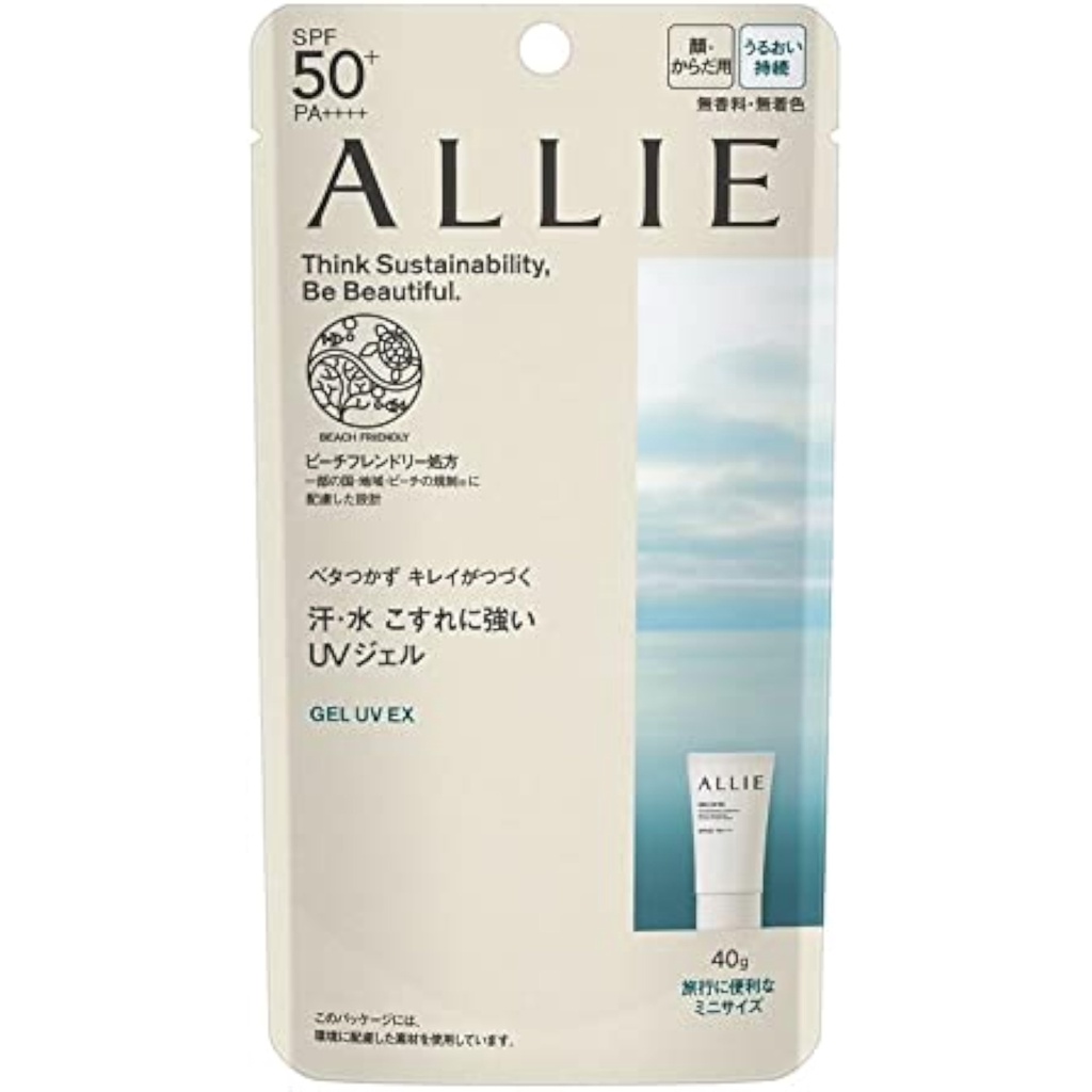 Allie Chrono Beauty Gel Uv Ex  Spf50+ Pa++++ [ครีมกันแดด] [สําหรับผิวหน้าและผิวกาย] 40 กรัม (X 1)
