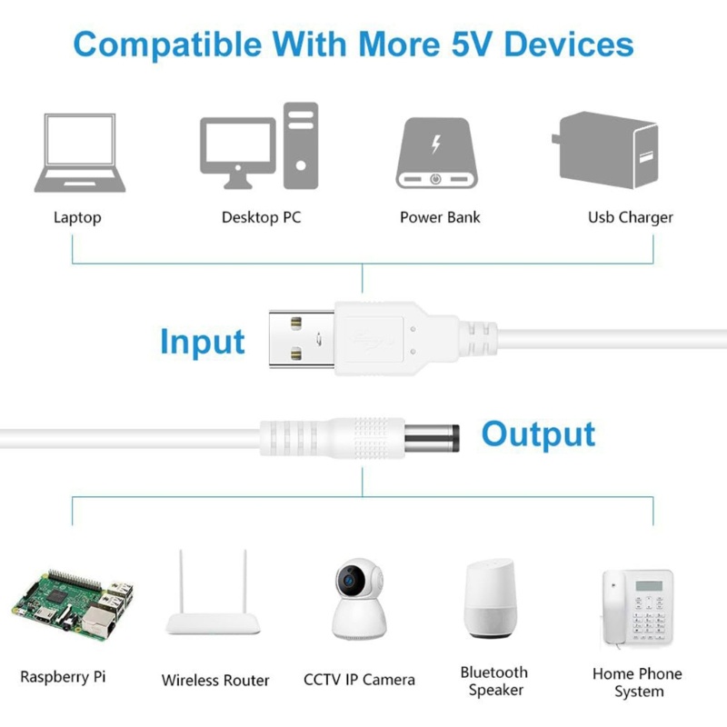 Doublebuy USB 5V ถึง DC9V 12V สายแปลง USB5V ถึง 9V 12V สายชาร์จแหล่งจ่ายไฟ