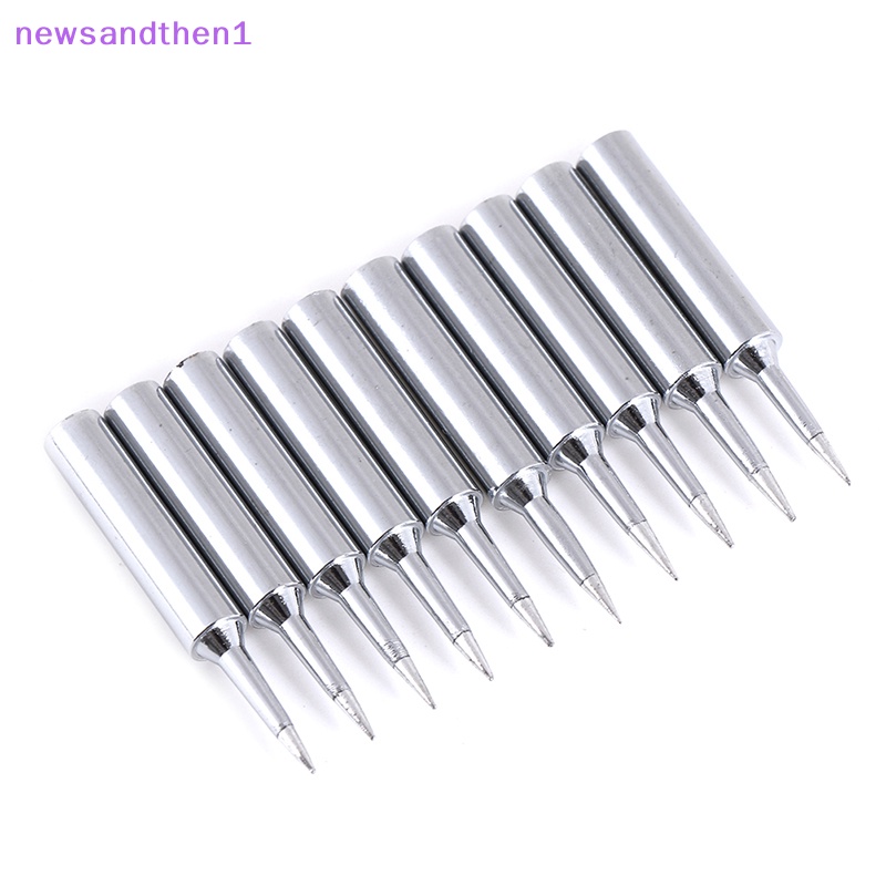Newsandthen1 10 ชิ้น 900m-t-i หัวแร้งบัดกรีปลายแหลมบัดกรีเปลี่ยนหัวแร้งเครื่องมือดี