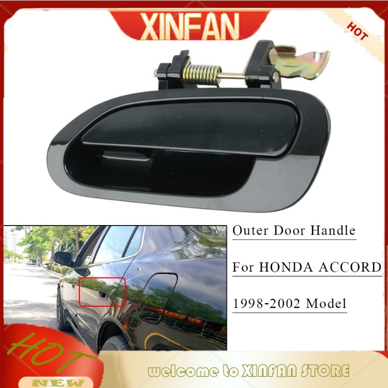 Xinfan มือจับประตูด้านนอกรถยนต์ สีเขียวเข้ม สําหรับ HONDA ACCORD 1998 1999 2000 2001 2002 CF9 CG5 CG1 Atroviren