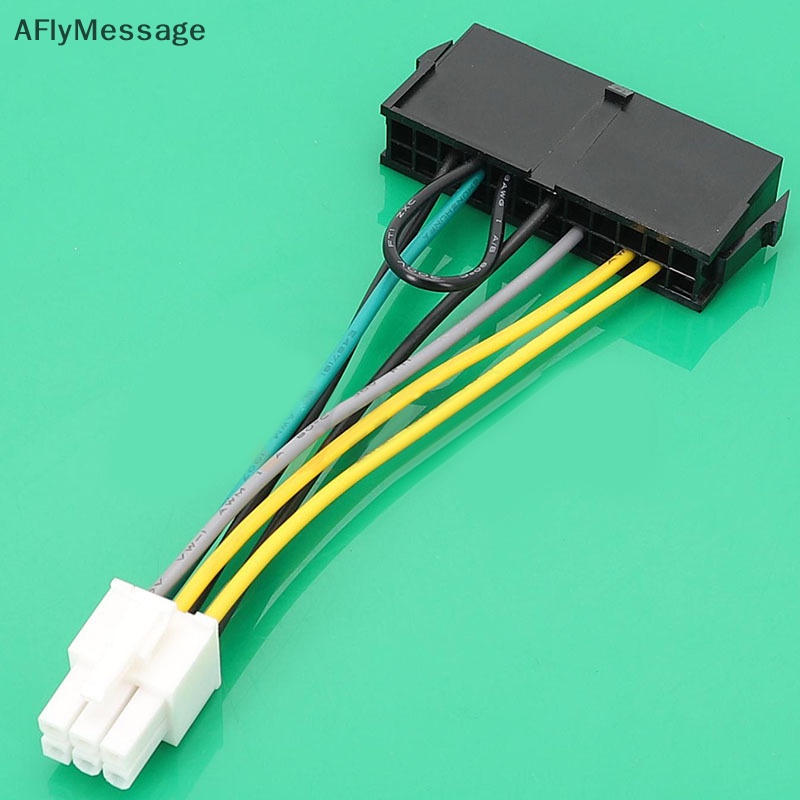Afl อะแดปเตอร์แปลงสายเคเบิล 24Pin ตัวเมีย เป็น 6P ตัวผู้ สําหรับเมนบอร์ด Dell 6 PIN 3060 7050 TH
