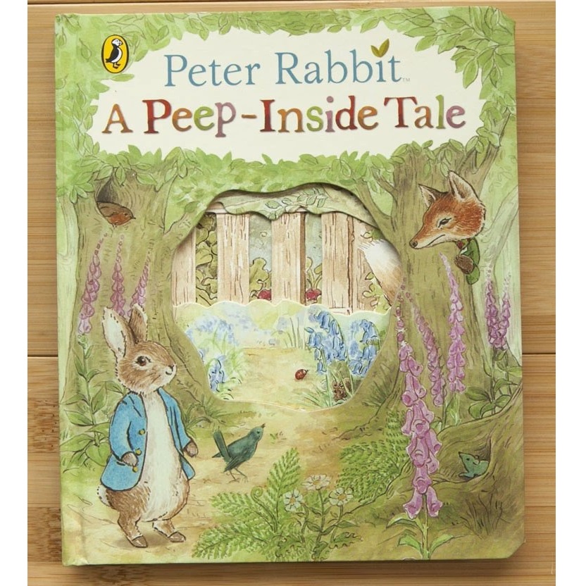 Usborne Peep Inside Peter Rabbit หนังสือภาพภาษาอังกฤษ 3D รูปกระต่ายปีเตอร์ปีเตอร์ มองไม่เห็น สําหรับเด็ก พ่อแม่ และลูก