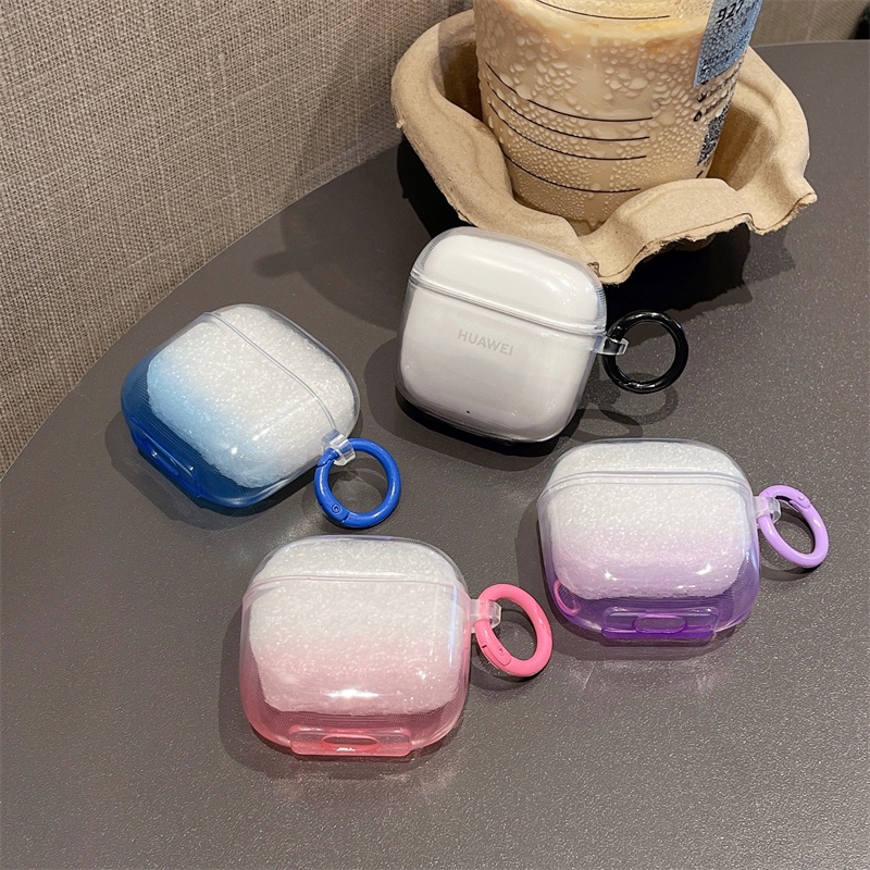 เคสหูฟัง TOZO A3 เคส Case สําหรับ ZOTO A3 เคสหูฟังน่ารักไล่ระดับโปร่งใส