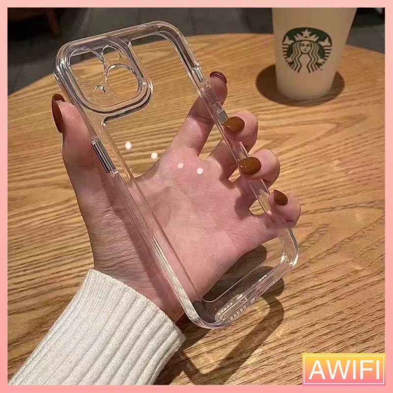 AWIFI เคสโทรศัพท์มือถือ เคสไอโฟน 16 15 pro max สำหรับรุ่น 11/12/13/14 Plus 7 Plus X/XR นิ่มกันกระแทก เคสโทรศัพท์ #036