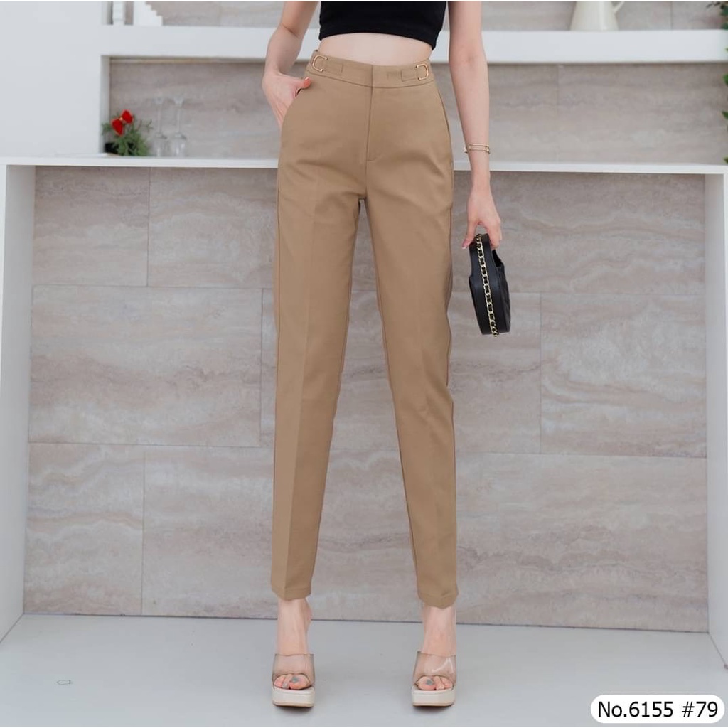 Miss Daisy กางเกงขายาว No.6155 ผ้าCotton+Nylon+Spandex งานลงห้าง
