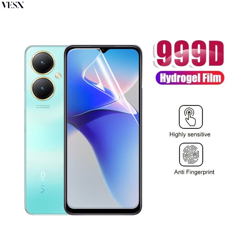 ฟิล์มไฮโดรเจล กลับฟิล์มไม่ใช่แก้ว VIVO Y100 Y03 Y18 Y18s Y18e Y17s Y27 Y36 Y72 Y51 Y31 Y50 Y30 Y19 Y17 Y12 Y11 5G 4G 2024