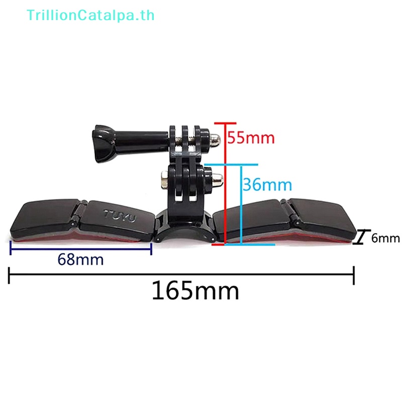 Trillioncatalpa เมาท์ยึดกล้องติดคางหมวกกันน็อค แบบเต็มหน้า อุปกรณ์เสริม สําหรับ Hero 11 10 9 8 7 DJI Insta360 TH