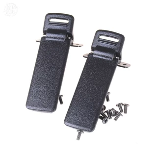 WL| 2 ชิ้น Walkie Talkie อะไหล่กลับเข็มขัดคลิปสําหรับ UV-5R 2-way วิทยุ UV5R ใหม่