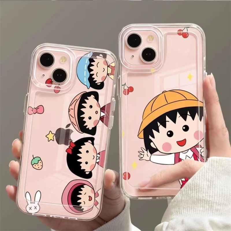 เคสโทรศัพท์มือถือ แบบนิ่ม ลายคลื่น Maruko กันกระแทก สําหรับ Apple Iphone 14 13 15 12promax 11 7 8p J2DS