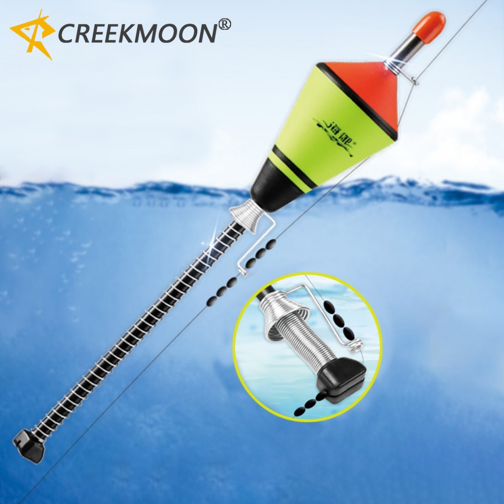 Creekmoon ทุ่นตกปลาอัตโนมัติ แบบพกพา อุปกรณ์ตกปลา รวดเร็ว ชุดอุปกรณ์ทุ่นลอยน้ํา สําหรับตกปลา
