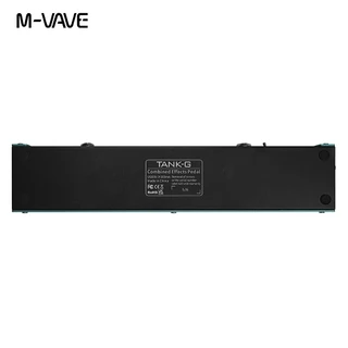 M-vave TANK-G กีตาร์/TANK-B BASS V2 รุ่น Multi-Effects Pedal ชาร์จ 36 ตั้งค่า 9 ช่อง 8 IR Cab 3Modulation/Delay/Reverb Effects