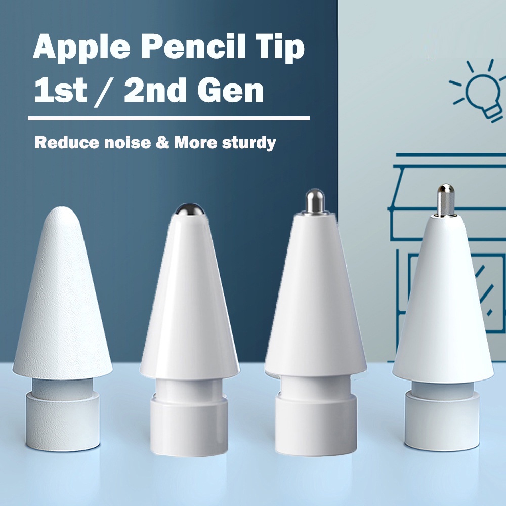 เคล็ดลับดินสอสําหรับ Apple Pencil ปลายเปลี่ยนหัวปากการุ่นที่ 1/2 รองรับ iPad Pro Apple Pencil 1/2 Stylus Spare Nib