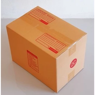 กล่องไปรษณีย์ เบอร์ 2C ขนาด 20×30×22 ซม. กล่องพัสดุฝาชน แพ็ค 20 ใบ หนา 3 ชั้น แบบพิมพ์ ราคาส่ง พร้อมส่ง Qbox7 ล็อต 3318