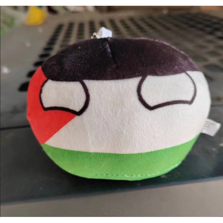Palestian American Flag ตุ๊กตาทํามือจี้พวงกุญแจของที่ระลึกท่องเที่ยว