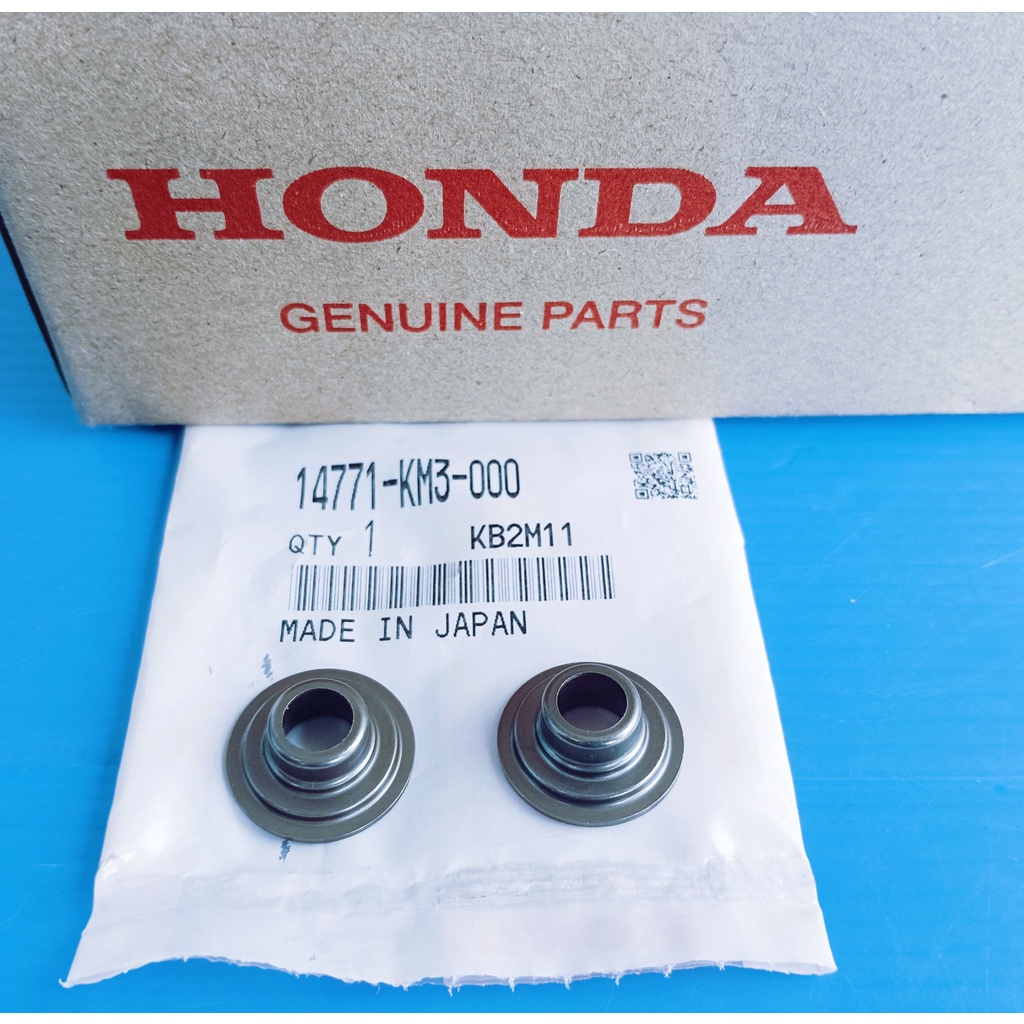 14771-KM3-000/2แผ่นรองสปริงวาล์วตัวบนแท้HONDA SONIC 125 อะไหล่แท้ศูนย์HONDA(14771-KM3-000)2ชิ้น