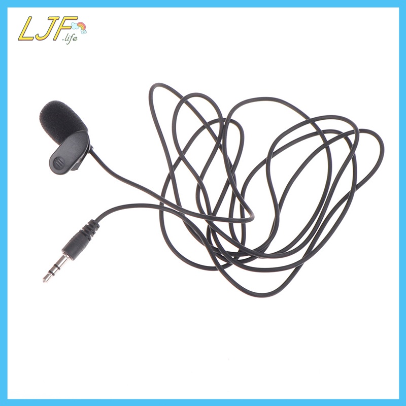 Ljf ไมโครโฟนสตูดิโอ ขนาดเล็ก 3.5 มม. สําหรับ PC เดสก์ท็อป โน้ตบุ๊ก 1.5 ม. TH