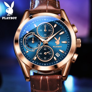 [พร้อมส่ง] Playboy 3042 นาฬิกาข้อมือแฟชั่น อเนกประสงค์ กันน้…