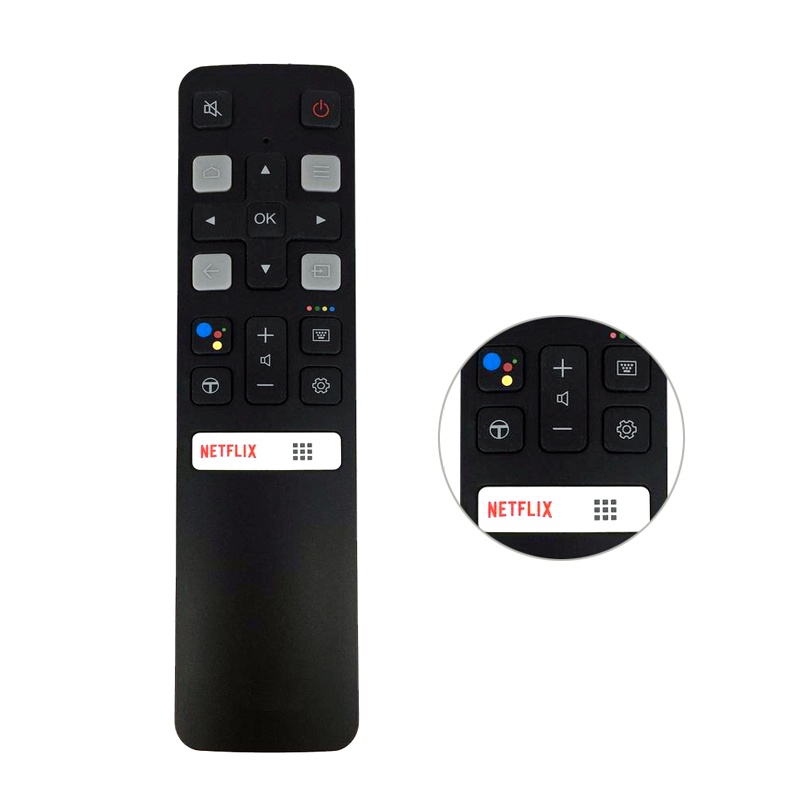 รีโมทคอนโทรลใหม่ RC802V FMR1 สําหรับ TCL สมาร์ททีวี 65P8S 49S6800FS 49S6510FS 55P8S 55EP680 50P8S 49