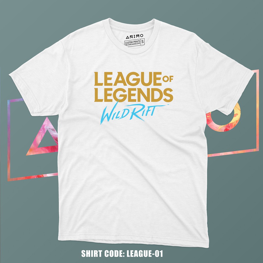 พิมพ์ลาย เสื้อยืด League of Legends Shirt - Wild Rift Shirt - Gamer shirt- ANIMO APPAREL