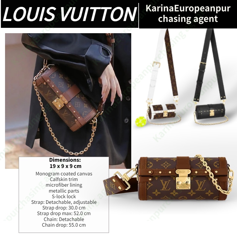 หลุยส์ วิตตองLouis Vuitton PAPILLON TRUNK  Women/Shoulder Bag สุภาพสตรี/กระเป๋าสะพายไหล่/กระเป๋าสะพายข้าง/กระเป๋าทรงกลม