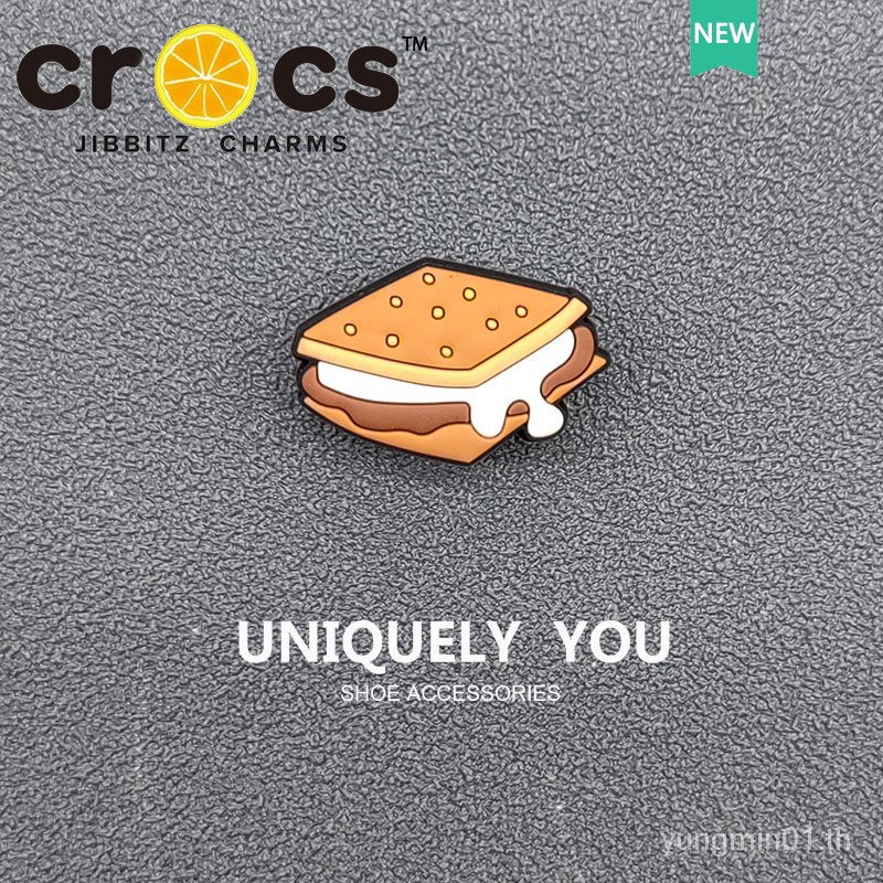 Crocs jibbitz charms ดอกไม้รองเท้าขนมหวาน Gourmet Series รองเท้าหัวเข็มขัดอุปกรณ์เสริม DIY อุปกรณ์เสริม