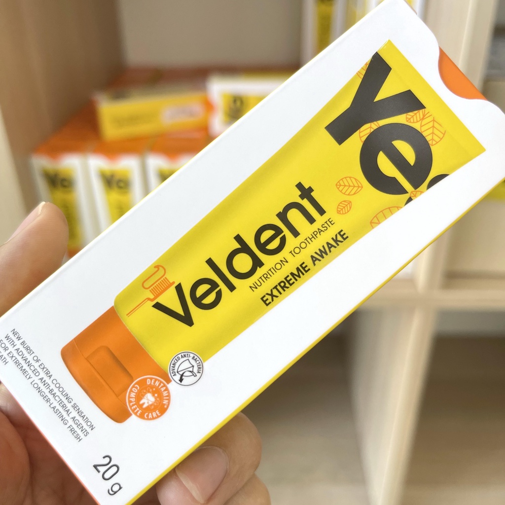 VELDENT - Extreme Awake Toothpaste ยาสีฟัน สูตรสดชื่น ลืมง่วงง **ของแท้ 100%**