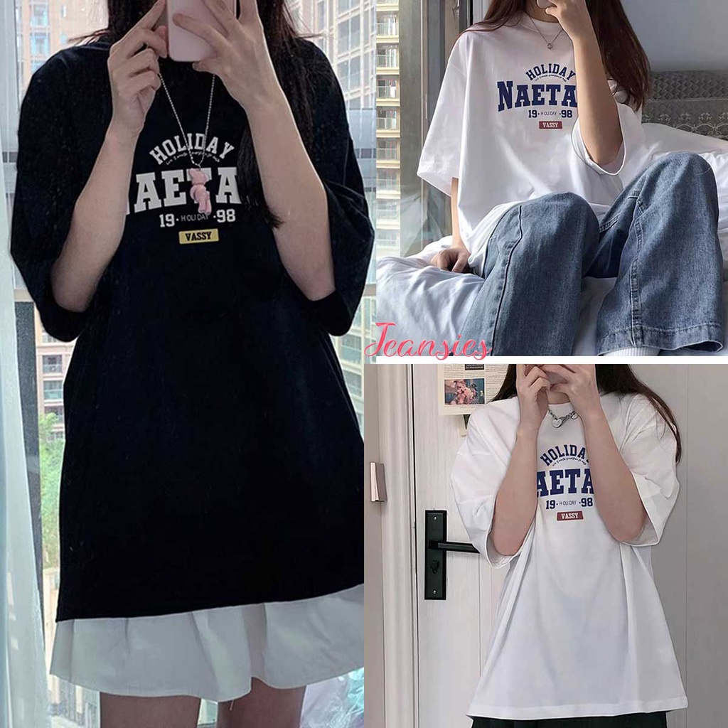 เสื้อยืดแฟชั่น Over size คอกลม แขนสั้น ผ้านิ่ม สไตล์เกาหลี