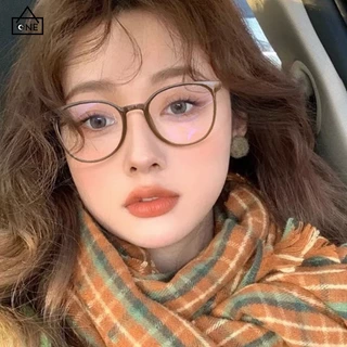 COD❤️พร้อมส่ง-แว่นตาป้องกันแสงสีฟ้าเกาหลีกรอบทรงกลมใหญ่ส์ใสแฟชั่นเบาพิเศษคอมพิวเตอร์แว่นกรองแสงผู้ชายและผู้หญิง-a.one