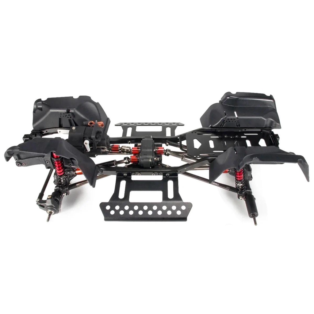 WRANGLER ซุ้มล้อพลาสติก พร้อมเมาท์กันกระแทก สําหรับรถไต่หินบังคับ 1/10 SCX10 313 มม.