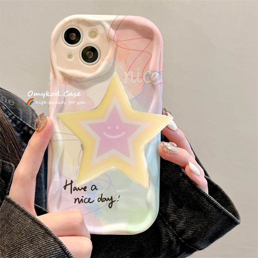🌈Ready Stock🏆OPPO A18 A38 A17 A16 A15 A58 A57 A98 A78 A5S A3S A53 A32 A33 A5 A9 A54 A55 A76 A95 A93 A94 A55 A1 Pro A97 A96 Reno7 6 5  5F 4F Rainbow watercolor Phone Case Protection Back Cover