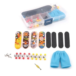 YAA Mini สเก็ตบอร์ด Handmade ชุดของเล่นสําหรับผู้ใหญ่ในร่ม Tabletop Finger Board Finger Skater DIY อุปกรณ์เสริมเด็ก F