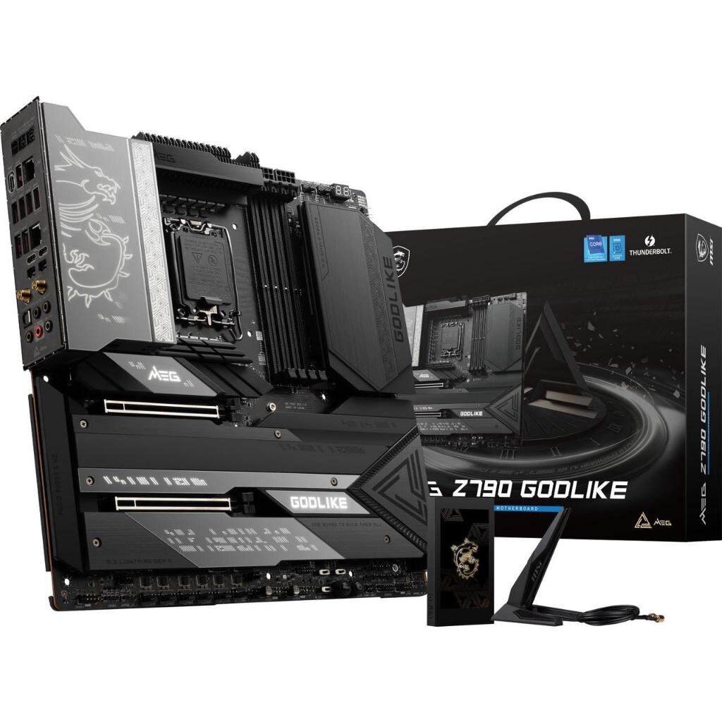 MSI MEG Z790 GodLike MAX With M-Vison Dashboard & WiFi 7 E-ATX LGA 1700 Mainboard รับประกัน 3ปี ศูนย