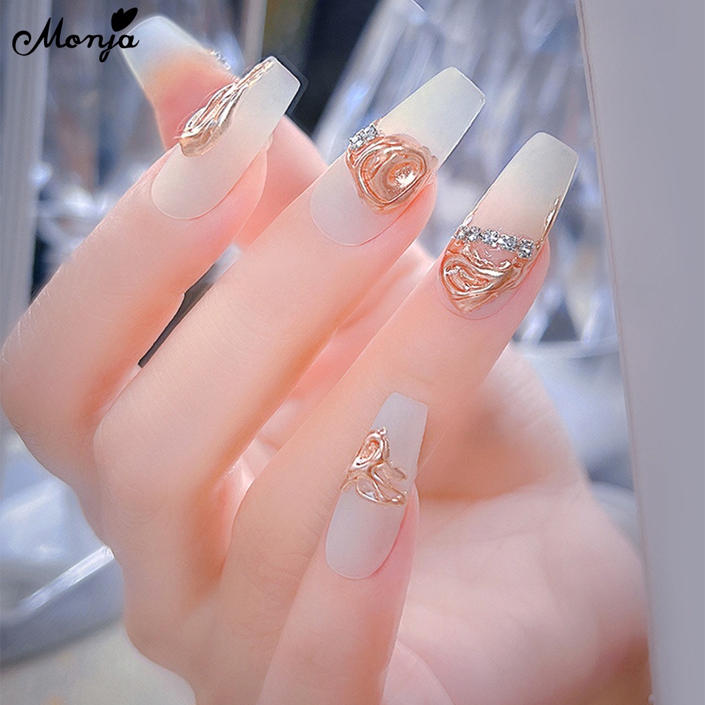 Monja 3D เล็บ Moulding เจลสเตอริโอ Carve เจลสามารถแป้ง PVC เจลนวดรูปร่างต่างๆ เจลเล็บเครื่องมือ 5ml - รูปที่ 4