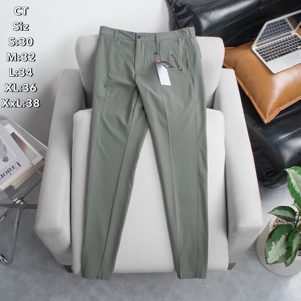 New Collection กางเกงกีฬาขายาว Size S - XXL เนื้อผ้าคุณภาพดีใส่ตีกอล์ฟเล่นเทนนิสได้