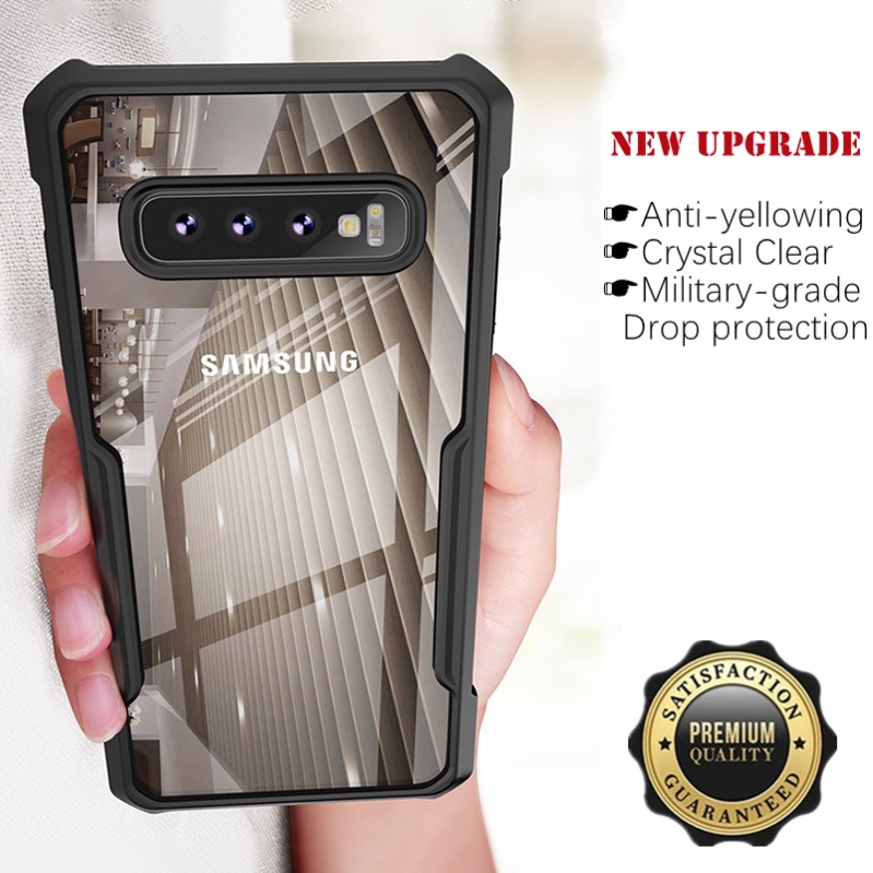 เคสอะคริลิค TPU นิ่ม แบบใส ปิดมุม กันกระแทก สําหรับ Samsung Galaxy S10 5G 6.7 นิ้ว SM-G977B