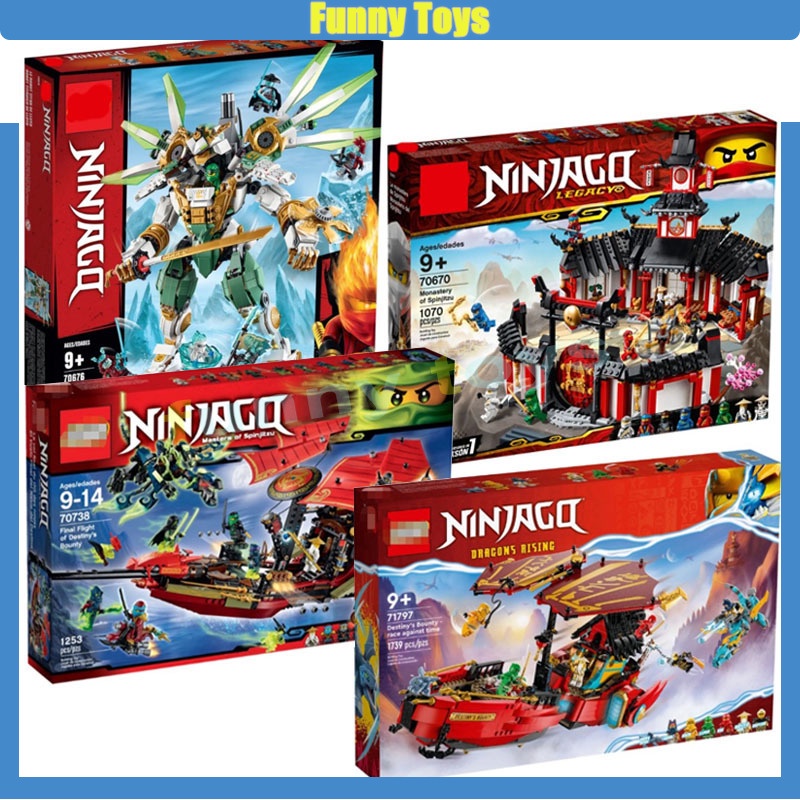 บล็อคตัวต่อ Ninjago series 71797 70670 ของเล่นเสริมการเรียนรู้ สําหรับเด็ก และผู้ใหญ่