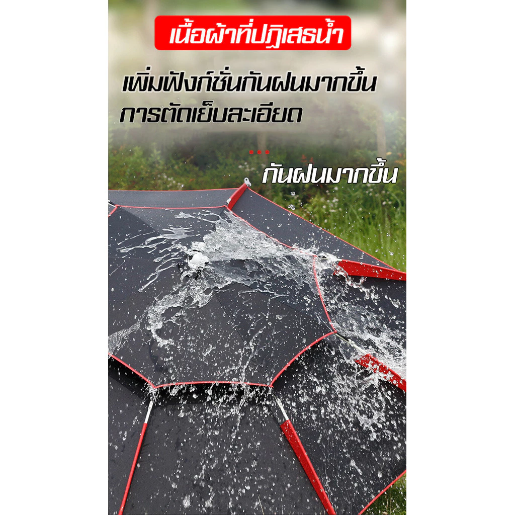 ร่มสนาม ร่มตกปลา ร่มกันแดดขนาดใหญ่ ปรับองศาได้ thumbnail 8