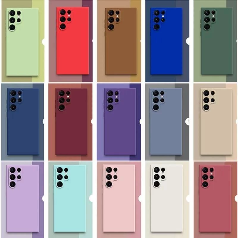 เคสโทรศัพท์ซิลิโคน TPU แบบนิ่ม หรูหรา สําหรับ Samsung S24 S24Plus S24Ultra GalaxyS24 S24+ S24P S24U S24 Plus Ultra
