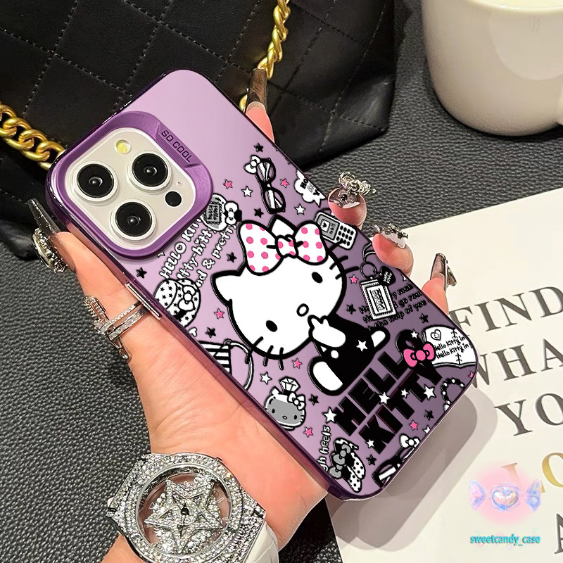 เคส Hello Kitties สำหรับ iPhone 13 11 Pro Max X XR XSMAX 8 7 Plus สำหรับ iPhone 16 15 14 12