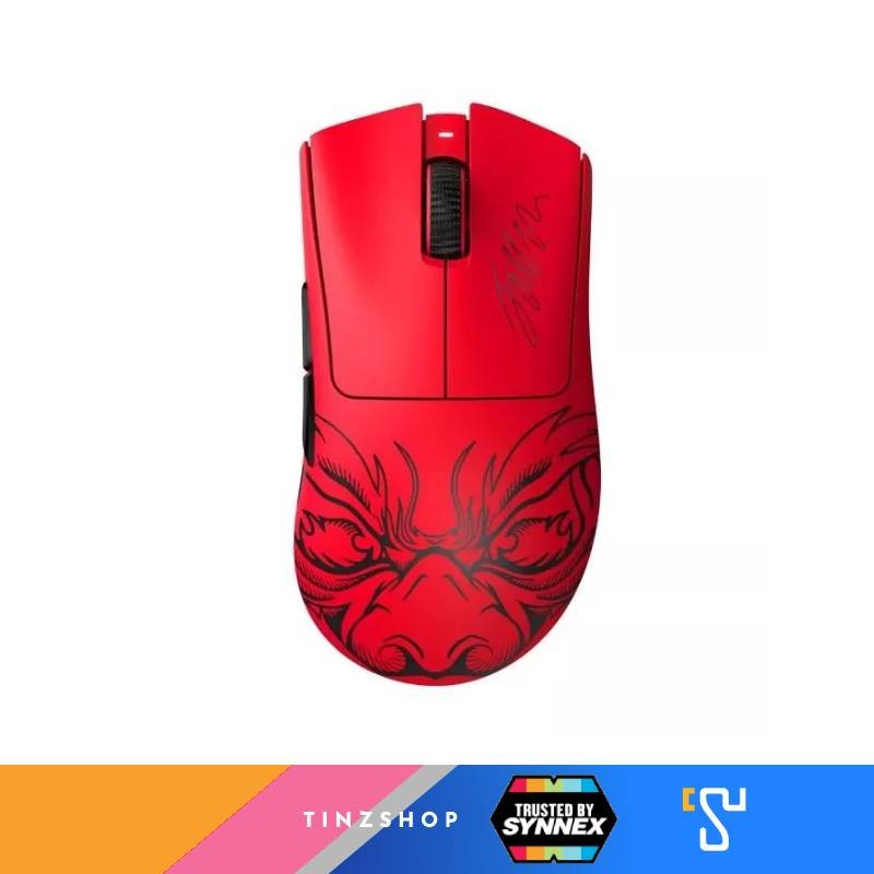 [Tinzshop]Razer DeathAdder V3 Pro Faker - เมาส์เกมมิ่งไร้สาย ความเร็วสูง รุ่น Faker Limited Edition 