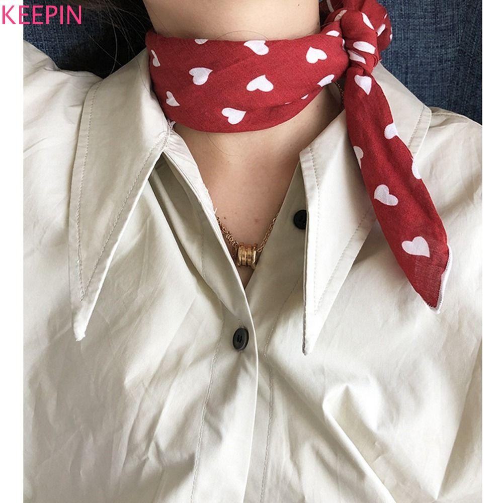 เก็บ ผ้าไหมผ้าพันคอคาดศีรษะทุกการแข่งขันที่เรียบง่ายหญิงผ้าคลุมไหล่ผ้าฝ้ายผ้าลินินดอกไม้ผูกห่อจัดระเบียบเสื้อผ้าอุปกรณ์ผ้าพันคอสี่เหลี่ยมเล็กๆ