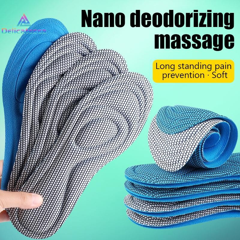 [Delicatesea] Memory Foam Orthopedic Insoles For Shoes Antibiotic Deodorization Sport Insole Feet Or